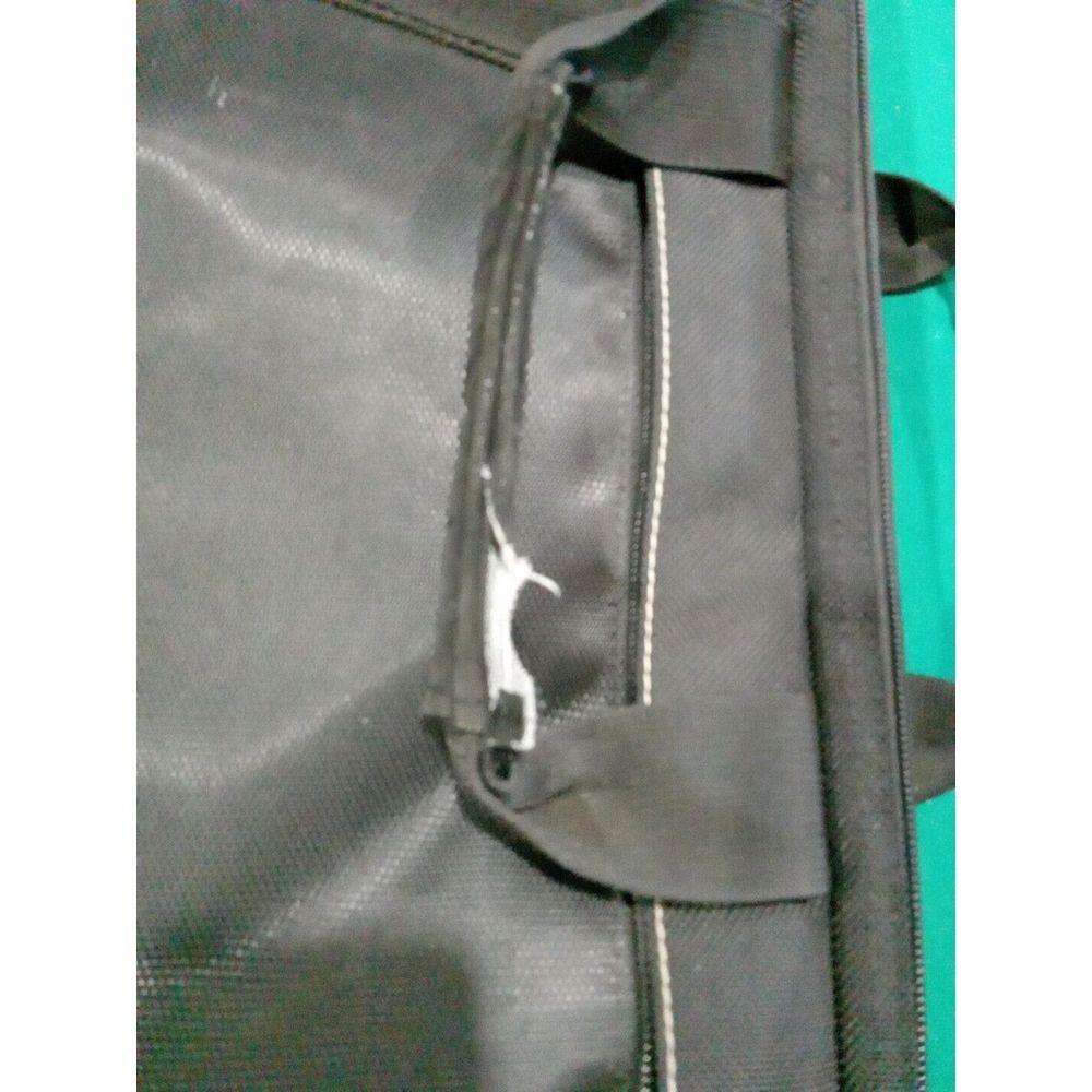 OGIO Messenger Laptop Shoulder Travel Bag Black Nylon Zippered Check Point - Picture 7 of 7